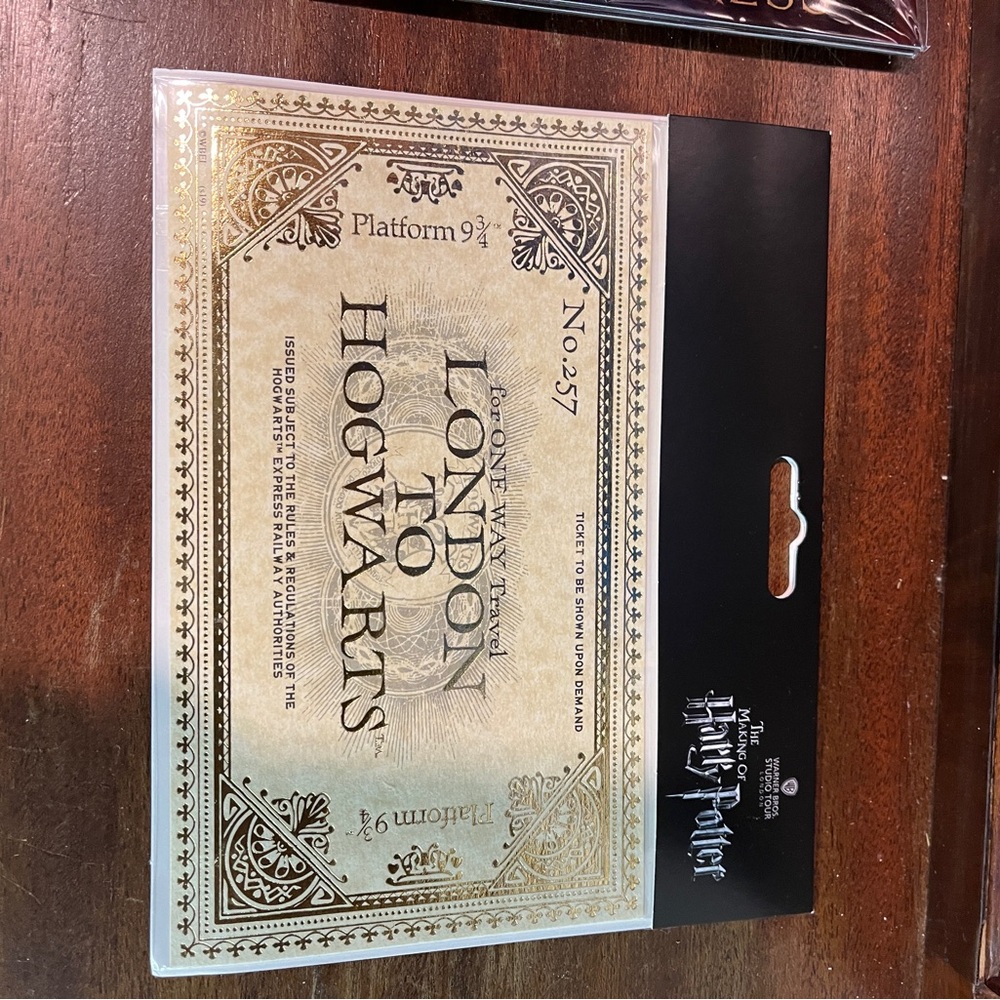 Harry Potter London to Hogwarts Ticket